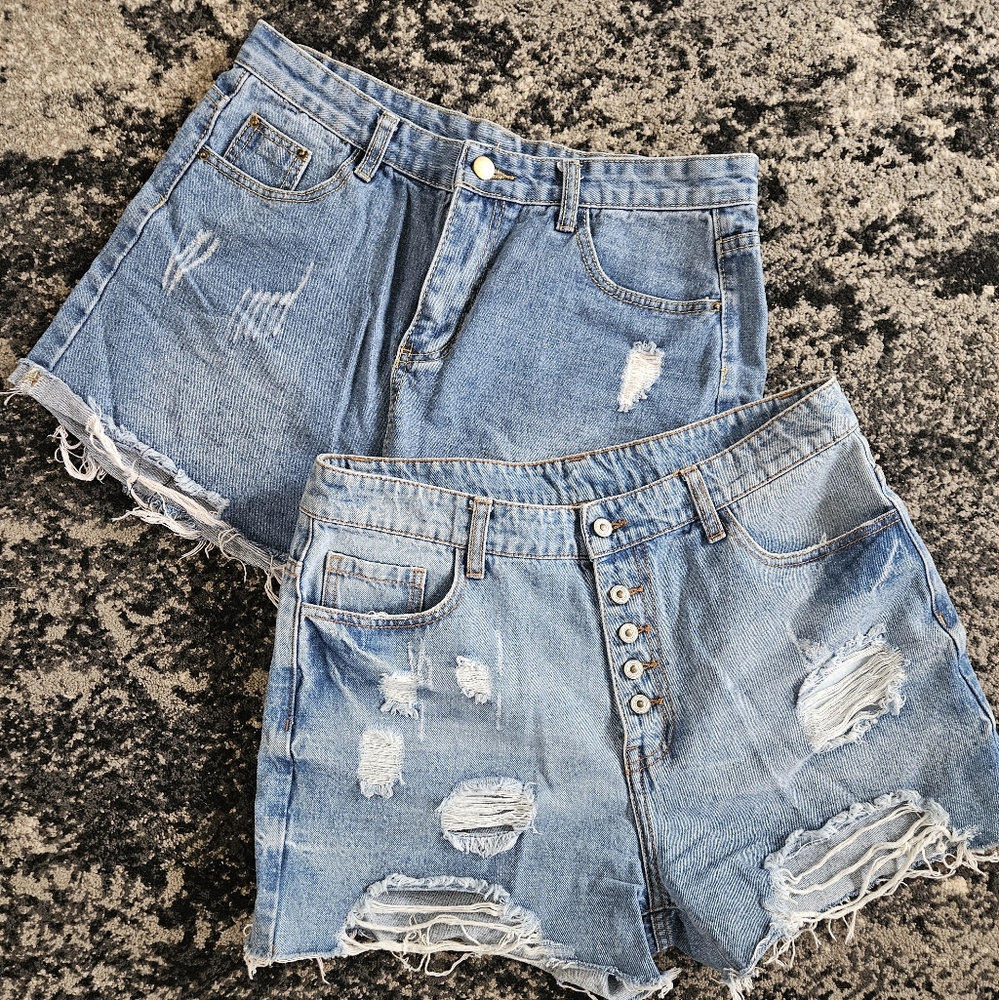 Distressed Denim Women's Shorts bundle